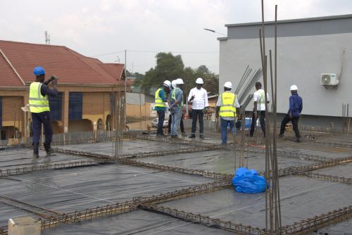 Visite du chantier des bâtiments STAR-Est à Bunia (Ituri)

